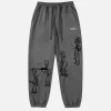 Aelfric Eden Funny Little People Print Sweatpants