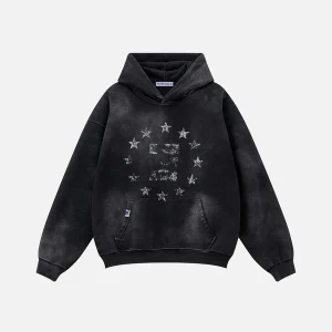 Aelfric Eden Blurring Star Washed Hoodie