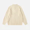 Aelfric Eden Retro 90s Half-Zip Knit Sweater