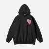 Aelfric Eden Pink Heart 3D Print Hoodie