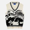 Aelfric Eden Skeleton Portrait Graphic Sweater Vest