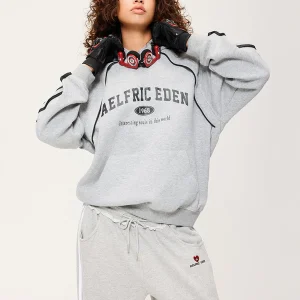 Aelfric Eden Retro Letter 3D Printed Hoodie