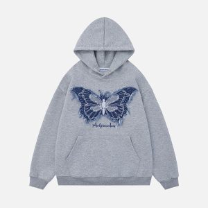 Aelfric Eden Denim Butterfly Hoodie