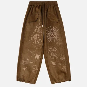 Aelfric Eden Sun Eye Print Pants