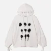 Aelfric Eden Bullet Holes Pattern Hoodie