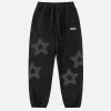 Aelfric Eden Star Print Drawstring Sweatpants