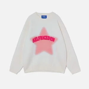 Aelfric Eden Flocking Star Printed Sweater