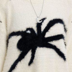 Aelfric Eden Metal Buckle Spider Jacquard Sweater