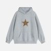 Aelfric Eden Leopard Printed Star Hoodie