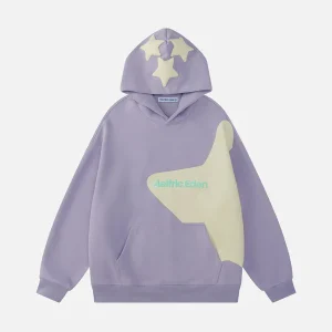 Aelfric Eden Incomplete Star Printed Hoodie