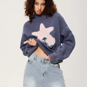 Aelfric Eden Blurring Star Washed Hoodie