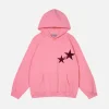 Aelfric Eden Star Design 3D Printed Color Contrast Hoodie