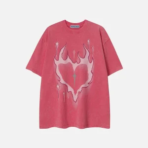 Aelfric Eden Love Flame Print Tee