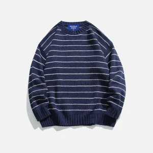 Aelfric Eden Solid Stripes Sweater