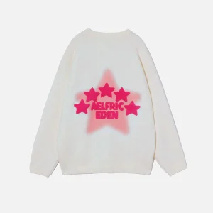 Aelfric Eden Flocking Star Printed Sweater