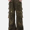 Aelfric Eden Leopard Print Cargo Pants