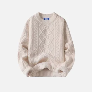 Aelfric Eden Solid Color Crew Neck Sweater