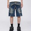 Aelfric Eden Vintage Starry Fringe Hem Jorts