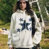 Aelfric Eden Applique 3D Printed Star Hoodie