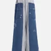 Aelfric Eden Denim Patchwork Sweatpants