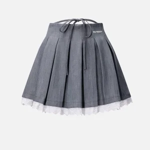 Aelfric Eden Lace Patchwork Pleated Skirt