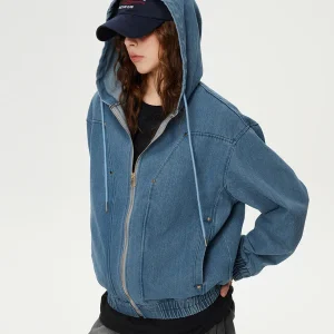 Aelfric Eden Denim Zip Up Hoodie