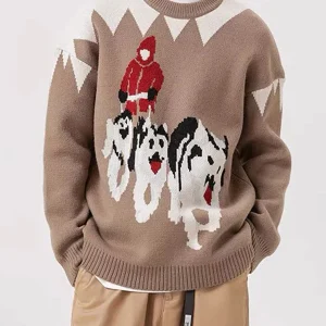 Aelfric Eden Sled Dogs Jacquard Sweater