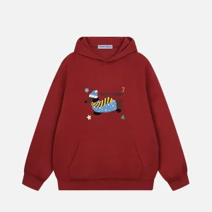 Aelfric Eden Dachshund Printed Hoodie