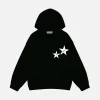 Aelfric Eden Star Printing Hood Color Contrast Hoodie