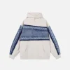 Aelfric Eden Denim Patchwork Hoodie