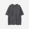 Aelfric Eden Applique Print Star Washed Tee