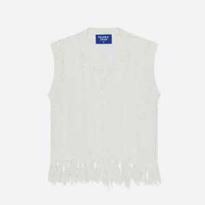 Aelfric Eden Open Knit Tassel Sweater Vest