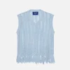 Aelfric Eden Open Knit Tassel Sweater Vest