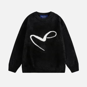 Aelfric Eden Line Heart Graphic Sweater