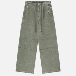 Aelfric Eden Washed Wrinkle Baggy Cargo Pants