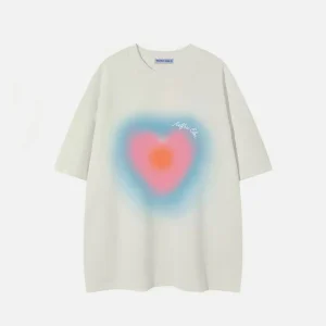 Aelfric Eden Blurring Heart Print Tee