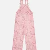 Aelfric Eden Pink Snake Pattern Overalls