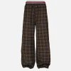 Aelfric Eden Stripe Waist Plaid Pants