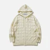 Aelfric Eden Open Knit Zip Up Hoodie