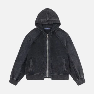 Aelfric Eden Washed Zip Up Hoodie