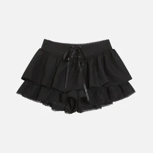 Aelfric Eden Lace Patchwork Wrinkle Skirt