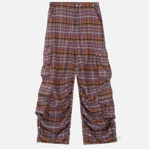 Aelfric Eden Plaid Multi Pocket Cargo Pants