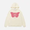 Aelfric Eden Denim Butterfly Printing Hoodie