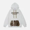 Aelfric Eden Leopard 3D Printed Patchwork Hoodie