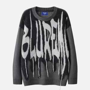 Aelfric Eden Letter Jacquard Sweater