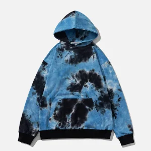 Aelfric Eden Tie Dye Cotton Hoodie