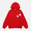 Aelfric Eden Star 3D Print Color Contrast Hoodie