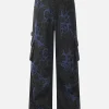 Aelfric Eden Blue Leopard Print Cargo Pants