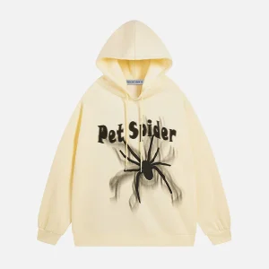 Aelfric Eden Smoke Spider Print Hoodie