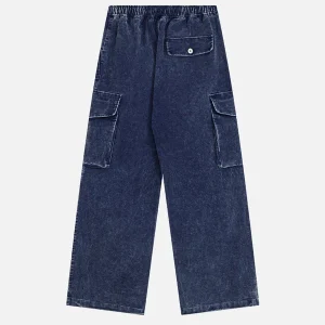 Aelfric Eden Corduroy Washed Baggy Cargo Pants